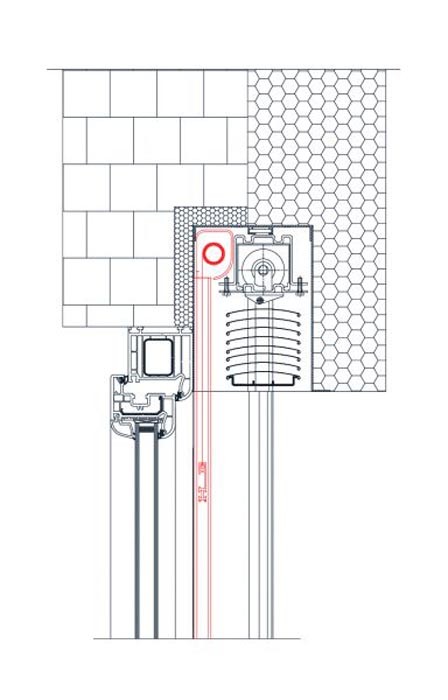 Integrated mosquito screen