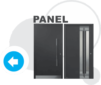 Eingangstür Panel