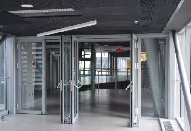 FRI aluminium fire doors