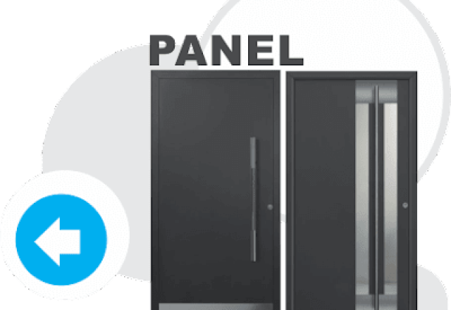 Eingangstür Panel